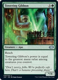 Towering Gibbon - Jumpstart 2022 - Magic: The Gathering card