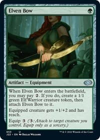 Elven Bow - Jumpstart 2022 - Magic: The Gathering card