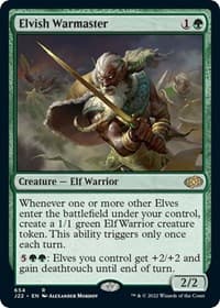 Elvish Warmaster - Jumpstart 2022 - Magic: The Gathering card