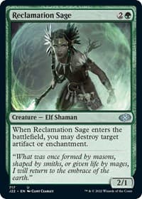 Reclamation Sage - Jumpstart 2022 - Magic: The Gathering card