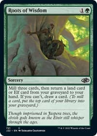 Roots of Wisdom - Jumpstart 2022 - Magic: The Gathering card