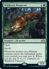 Wildborn Preserver - Jumpstart 2022 - Magic: The Gathering card