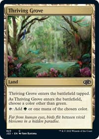 Thriving Grove - Jumpstart 2022 - Magic: The Gathering card