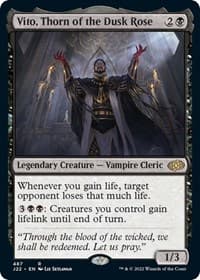 Vito, Thorn of the Dusk Rose - Jumpstart 2022 - Magic: The Gathering card