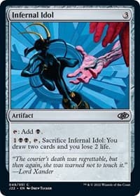 Infernal Idol - Jumpstart 2022 - Magic: The Gathering card