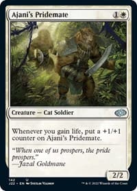 Ajani's Pridemate - Jumpstart 2022 - Magic: The Gathering card