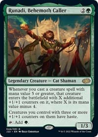 Runadi, Behemoth Caller - Jumpstart 2022 - Magic: The Gathering card