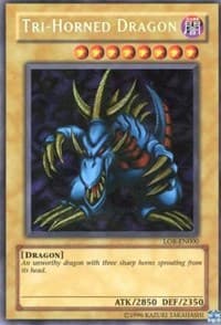 Tri-Horned Dragon (LOB-EN000) - Legend of Blue Eyes White Dragon (Worldwide English) - YuGiOh card