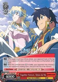 Together Forever, Simon & Nia (Anime Expo 2018) - Gurren Lagann - Weiss Schwarz card