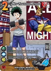 New Training Method (Pro Hero Nationals 2022) - UniVersus: My Hero Academia Promo Cards - UniVersus card