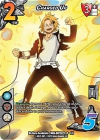 Charged Up (Pro Hero Nationals 2022) - UniVersus: My Hero Academia Promo Cards - UniVersus card