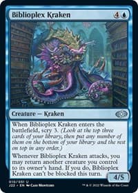 Biblioplex Kraken - Jumpstart 2022 - Magic: The Gathering card