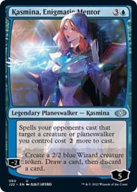Kasmina, Enigmatic Mentor - Jumpstart 2022 - Magic: The Gathering card