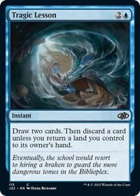 Tragic Lesson - Jumpstart 2022 - Magic: The Gathering card