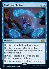 Multiple Choice - Jumpstart 2022 - Magic: The Gathering card