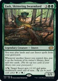 Zask, Skittering Swarmlord - Jumpstart 2022 - Magic: The Gathering card