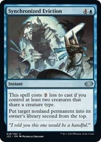 Synchronized Eviction - Jumpstart 2022 - Magic: The Gathering card