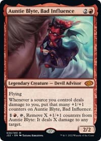 Auntie Blyte, Bad Influence - Jumpstart 2022 - Magic: The Gathering card
