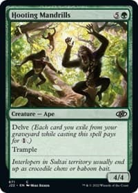 Hooting Mandrills - Jumpstart 2022 - Magic: The Gathering card