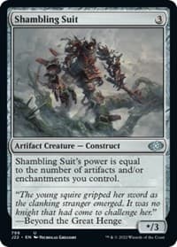 Shambling Suit - Jumpstart 2022 - Magic: The Gathering card
