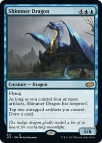Shimmer Dragon - Jumpstart 2022 - Magic: The Gathering card