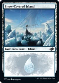 Snow-Covered Island - Jumpstart 2022 - Magic: The Gathering card