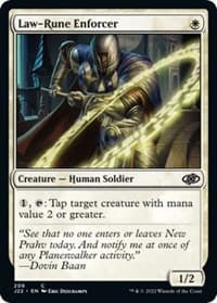 Law-Rune Enforcer - Jumpstart 2022 - Magic: The Gathering card