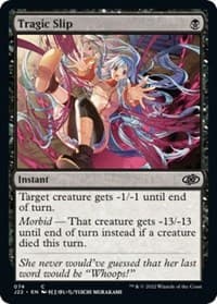 Tragic Slip (074) - Jumpstart 2022 - Magic: The Gathering card