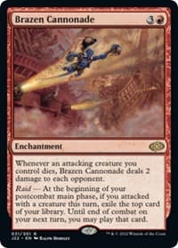 Brazen Cannonade - Jumpstart 2022 - Magic: The Gathering card