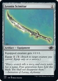 Leonin Scimitar - Jumpstart 2022 - Magic: The Gathering card