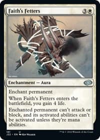 Faith's Fetters - Jumpstart 2022 - Magic: The Gathering card