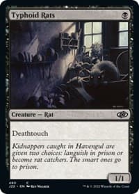 Typhoid Rats - Jumpstart 2022 - Magic: The Gathering card