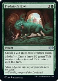 Predator's Howl - Jumpstart 2022 - Magic: The Gathering card