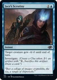 Jace's Scrutiny - Jumpstart 2022 - Magic: The Gathering card