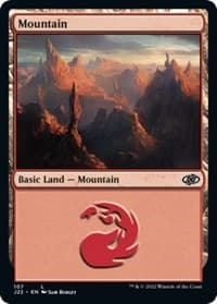 Mountain (107) - Jumpstart 2022 - Magic: The Gathering card