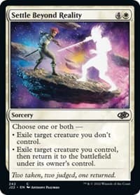 Settle Beyond Reality - Jumpstart 2022 - Magic: The Gathering card