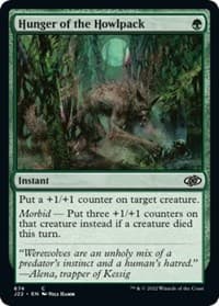Hunger of the Howlpack - Jumpstart 2022 - Magic: The Gathering card