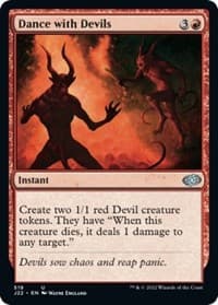 Dance with Devils - Jumpstart 2022 - Magic: The Gathering card