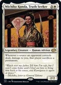 Michiko Konda, Truth Seeker - Jumpstart 2022 - Magic: The Gathering card