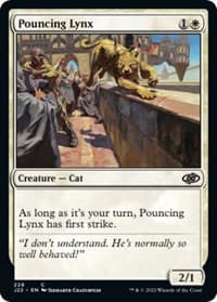 Pouncing Lynx - Jumpstart 2022 - Magic: The Gathering card