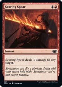 Searing Spear - Jumpstart 2022 - Magic: The Gathering card