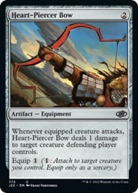 Heart-Piercer Bow - Jumpstart 2022 - Magic: The Gathering card