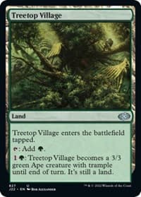 Treetop Village - Jumpstart 2022 - Magic: The Gathering card