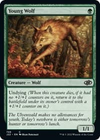 Young Wolf - Jumpstart 2022 - Magic: The Gathering card