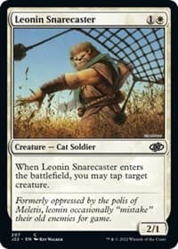 Leonin Snarecaster - Jumpstart 2022 - Magic: The Gathering card