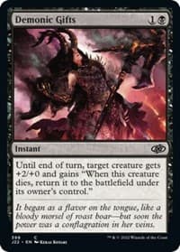 Demonic Gifts - Jumpstart 2022 - Magic: The Gathering card