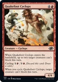 Quakefoot Cyclops - Jumpstart 2022 - Magic: The Gathering card