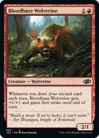 Bloodhaze Wolverine - Jumpstart 2022 - Magic: The Gathering card