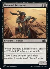 Doomed Dissenter - Jumpstart 2022 - Magic: The Gathering card