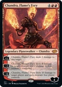 Chandra, Flame's Fury - Jumpstart 2022 - Magic: The Gathering card